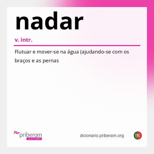 Significado de nadar
